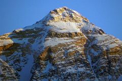 34 Mount Everest North Face Close Up From Rongbuk At Sunset.jpg